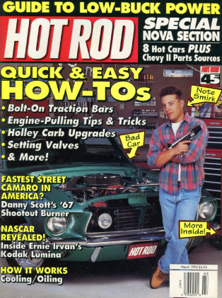 HOT ROD 1993 MAR - BUDGET BUILDS, KODAK LUMINA